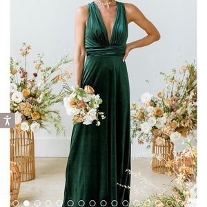 Revelry Dylan Sage Green Dress
